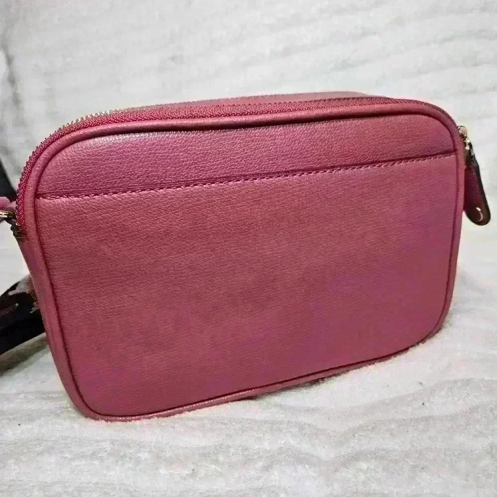 NWT Karl Lagerfeld Paris Crossbody Camera Style Pink Bag. - Picture 5 of 9
